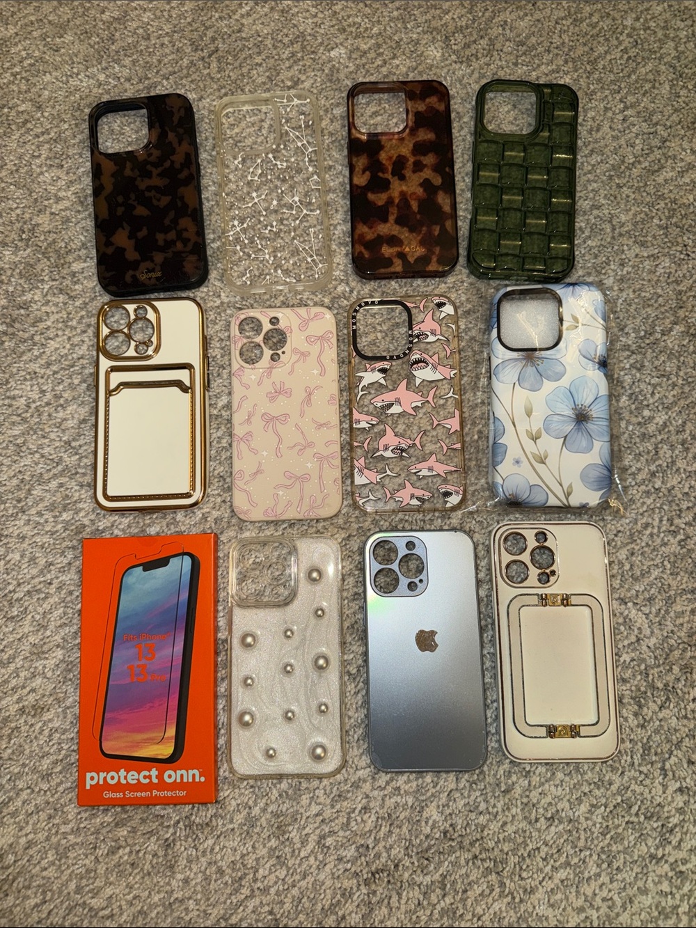 Apple iPhone 13 Pro Case Lot & Screen Protector